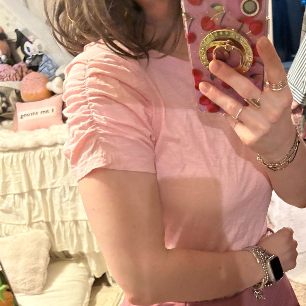 Lilly Pulitzer Light Pink Short Sleeve Top